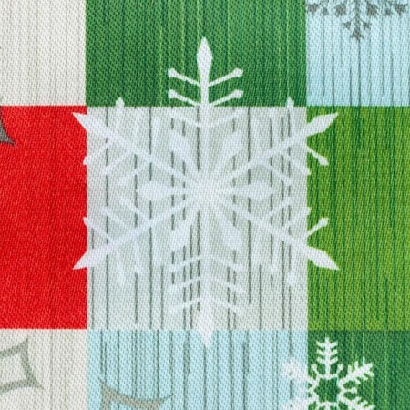 The tablecloth of the New Year's share "New Year's mosaic" 110*145 +/- 2 cm, 100% p/e-6