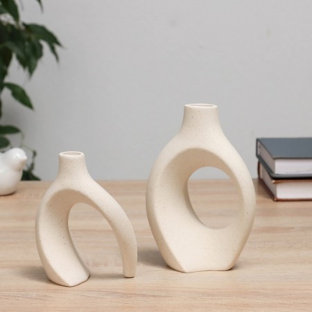 VAZA Ceramics Table "Lovis" 14x7x15 cm-3