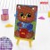 Diamond mosaic on the stand "Bear" for children, size 10 x 15 cm. Set for creativity