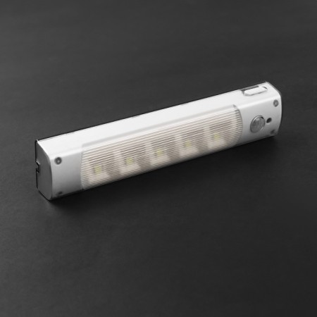 LED lamp with a traffic sensor, 5 LED, 2 W, from batteries 3*AAA, 6500k, white-1