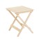 Folding table, 80 × 60 × 75cm, from linden, extra