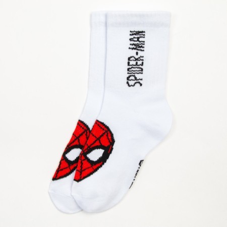 Socks for the boy "Spider-Man", Marvel, 20-22 cm, white color-3