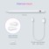 Stylus for iPad 2018-2022, 140 mAh, high-precision, sensitive to inclination, magnet, white