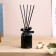 Set of diffuser 100 ml+candle 6x9 cm, black gentleman, black