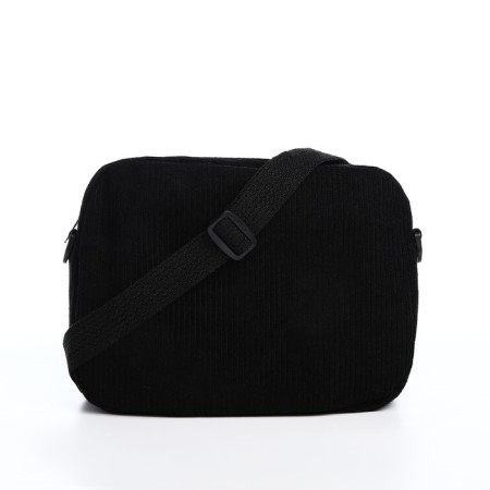 Youth bag with lightning, 1 outer pocket, black color-4