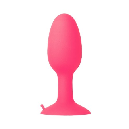 Anal plug Toyfa Popo Pleasure with a steel ball, pink, 10.5 cm-1