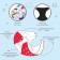 Panties-scammer, reusable, carbon-bamboo fabric, "dinosaurians", from 0-12 months.