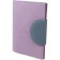 Passport cover on the button, lilac color