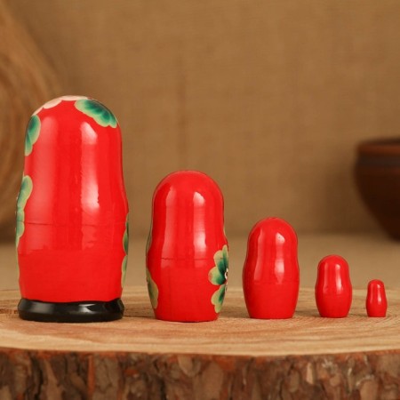 Matryoshka 5 puppet "Christie Souvenir", 10-11 cm, manual painting-1