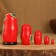 Matryoshka 5 puppet "Christie Souvenir", 10-11 cm, manual painting