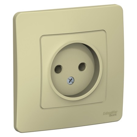 SEM SE BLANCA, 16 A, 250 V, built -in, without salary, IP20, beige, BLNRS000017
