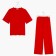 Female set (T -shirt and trousers) KAFTAN BASIC p. 40-42, red