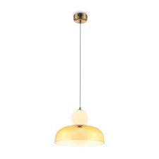Подвесной светильник Freya FR5385PL-L17YW Frisky, 1200х300х1200 мм, LED, 17Вт, 1135Лм, 3065К, цвет латунь