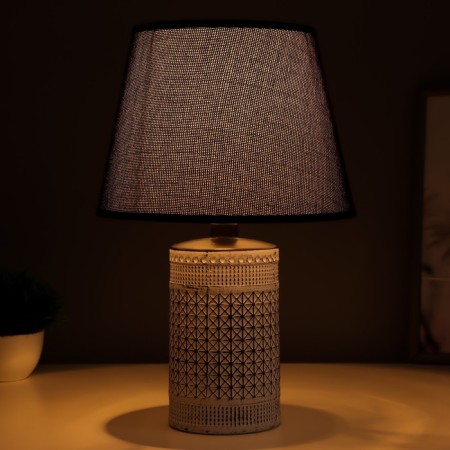Toronto table lamp E14 40W Black White 22.5x22.5x35cm-1