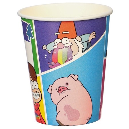 Paper glass "Happy Birthday!", 250 ml, gravity farz-3