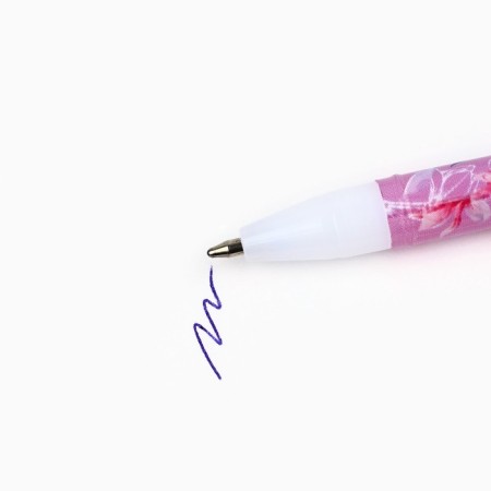 Pen Plastic with a cap "since March 8!", Blue pasta 0.5 mm-1