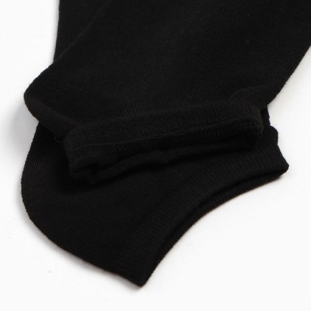 A set of men's socks (3 pairs) shortened, black color, size 40-44-3