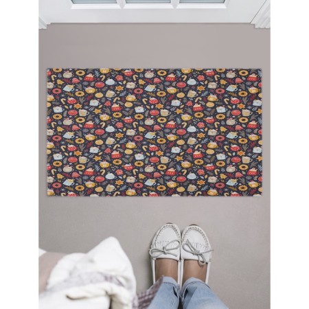 Fully rug in the hallway “Fent on Christmas”, size 45x75 cm