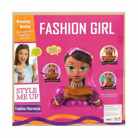 Barbara hairstyle doll for creating hairstyles, with accessories-14