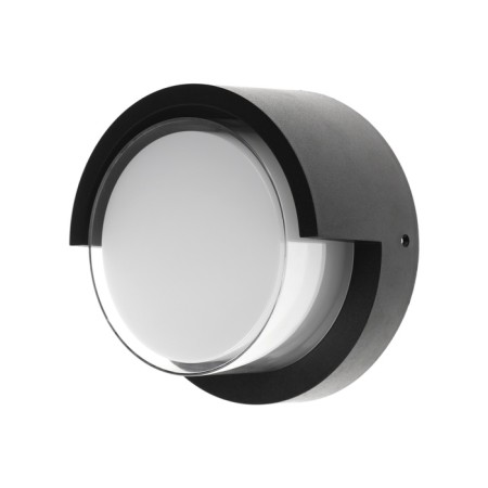 Facade lamp "City", FSD-048, 10 W, 3000K, circle, IP65, 220 V, plastic, black-6