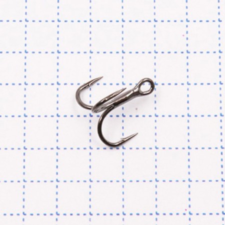 The hook KOI Slender Round Treble, size 14 Int, BN color, tee, 5 pcs.
