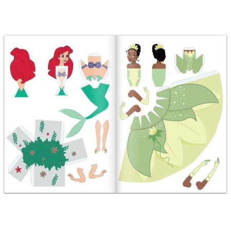 Volumetric applications "Paper Princesses", A4, 4 figures, Disney-3
