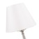 Table lamp 40W, 1HE14, 44x25 cm, nickel