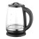Electric kettle Gelberk GL-400, glass, 2 l, 2200 watts, black