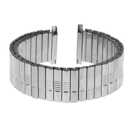 20 mm watch strap, metal, silver-2