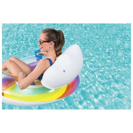 Circle for swimming "Rainbow", with a pillow, d = 107 cm 43647-3