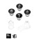 Terka KitFort KT-1351, Electric, 200 W, 1 mode, 4 nozzles, silver