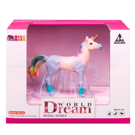 Figure "World of Fantasy: Violet foal for the unicoride with color mane"-3