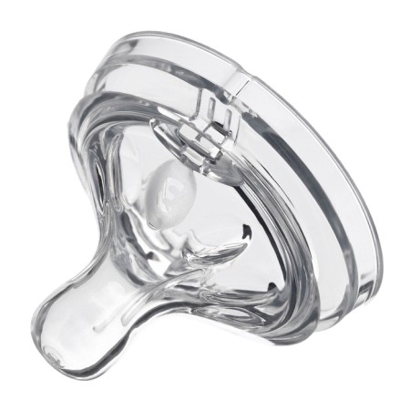 Nipple on a bottle, anti -broller, from 6 months, m & b Natural, wide throat, fast flow, Ø50 mm., 2 pcs-11