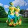Garden Figure "Family Frog" 40x31x59cm Big