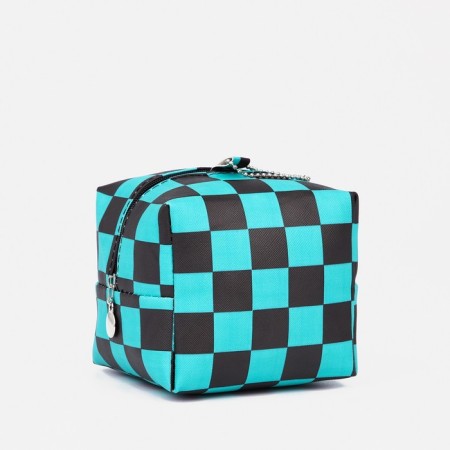 Monetnik cosmetic bag, black/green color