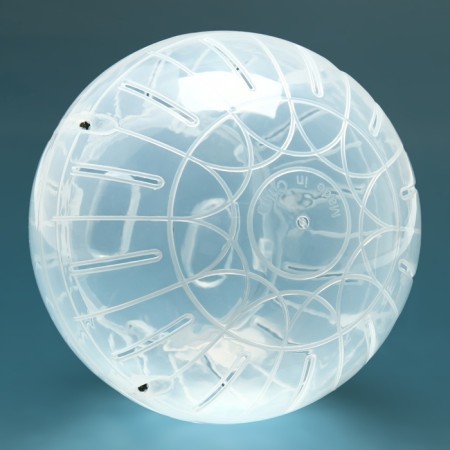 Ball for rodents "Pigger", 14.5 cm, transparent-5