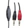 Perfeo Chat headphones, computer, microphone, 105 dB, 3.5 mm, 1.8 m, black
