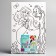 Picture on numbers for children "Mermaid Ariel" 20x30 cm, princesses
