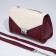 Bag-mixer on the valve, burgundy/beige color