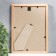 Photo frame pine С19 silver 15x21 cm (plastic screen)