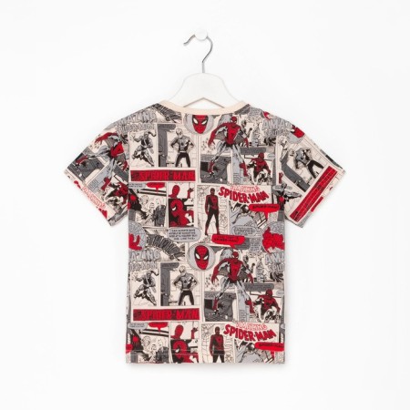 Children's T-shirt Marvel, beige color, height 92-98 cm (2-3 years)-6