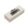 Eraser rectangular white synthetics 31 x 13 x 9 mm (barcode on a piece)