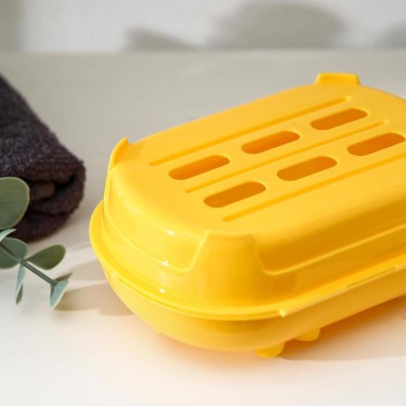 Taped -soap plastic "rabbits", 12 × 8 × 4.5 cm, color mix-3