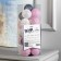 Garland "thread" 5 m with nozzles "gray-pink", IP20, transparent thread, 20 LED, white glow, 220 V