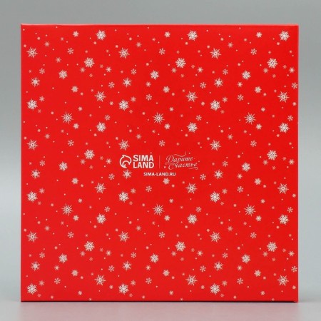Box for confectionery products with PVC “Happy New Year!”, Christmas tree, 18 x 3 cm, New Year-6