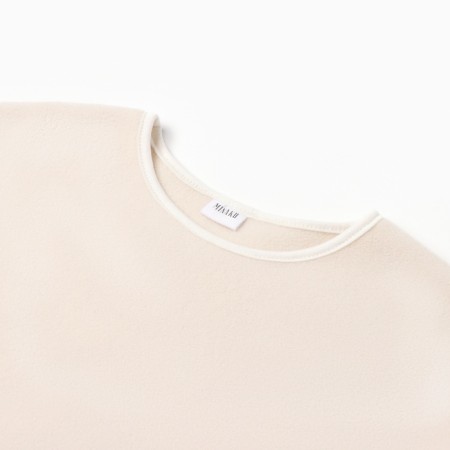 Svitshot Children's Minaku: Fleece Soft, beige color, height 98 cm-5