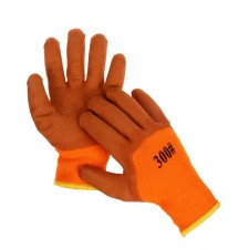 Garden, nylon gloves, with double latex impregnation, insulated, size 10, mix, Greengo
