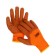 Garden, nylon gloves, with double latex impregnation, insulated, size 10, mix, Greengo