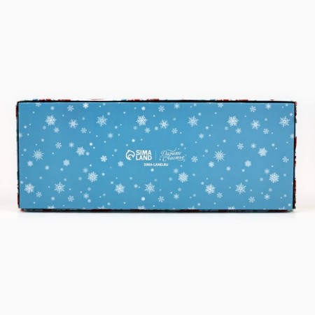 Folding box under 12 sweets “Ryabina”, 3.8 x 10.5 x 26.5 cm, New Year-3