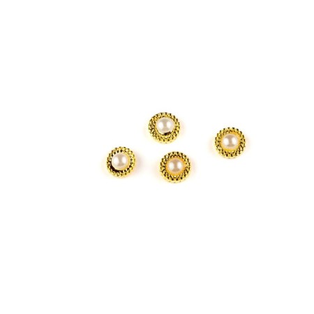 Metal fittings Pole "Pearl", in a round frame, 4 pcs